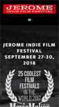 Mobile Screenshot of jeromefilmfestival.com