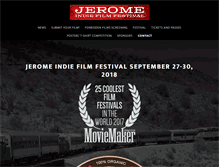 Tablet Screenshot of jeromefilmfestival.com